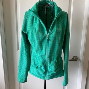 North Face Green Hooded Jacket